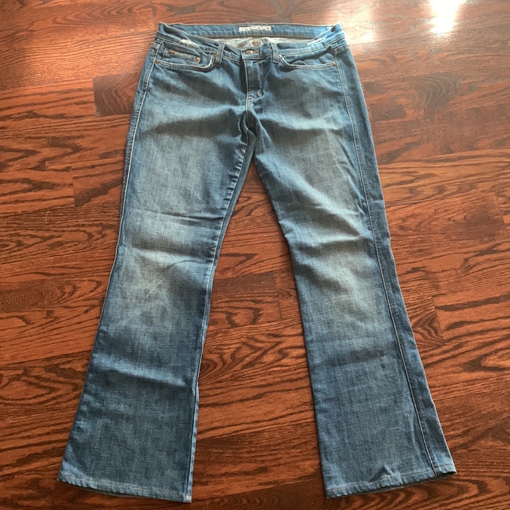 JOES 5-POCKET JEANS ROCKER FIT SIZE 32 MILES WASH ZIPPER FLY 98% COTTON 2% LYCRA - Picture 7 of 10